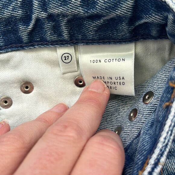 GRLFRND Skirt Womens Size 27 Sora Denim Studded Belt Loop - Picture 7 of 8